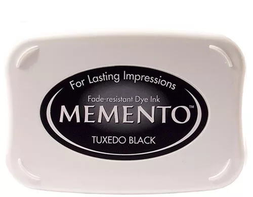 Memento ME 900 - Tuxedo Black schwarz  Piment Stempelkissen Tsukineko ~9,5x6,5cm