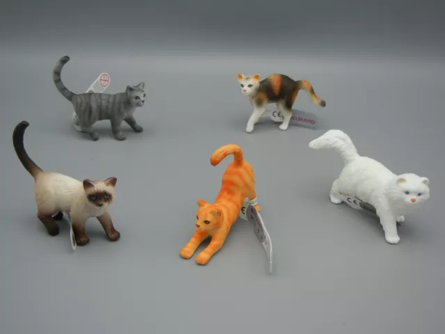 Farmtiere, Pferde, Hunde, Katzen, Haustiere Figuren / Figuren Sets 3