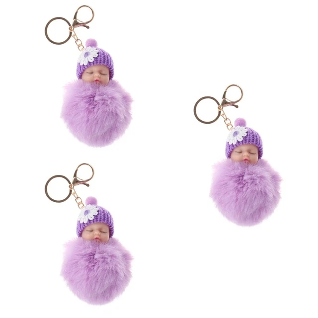 Porte-clés Peluche Mignon - Personnage De Dessin Animé 12cm, Doux, Démontable, Cadeau Enfant