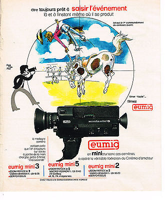 Publicité Advertising  078  1978   caméra étanche Eumig Nautica 