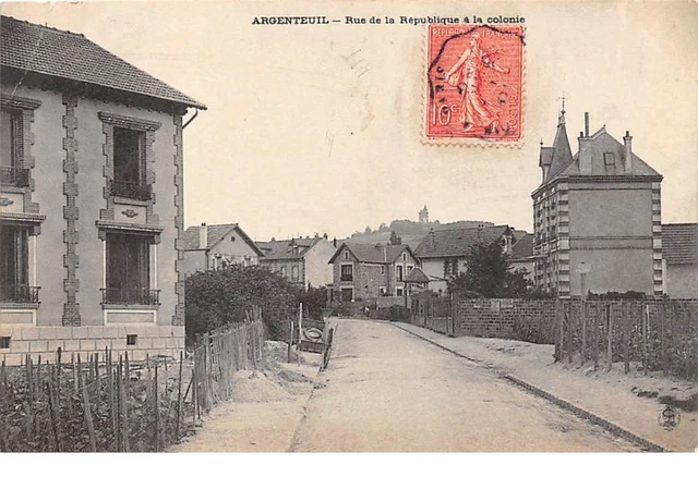 95 - n°111763 - Argenteuil - Rue de la République à la colonie