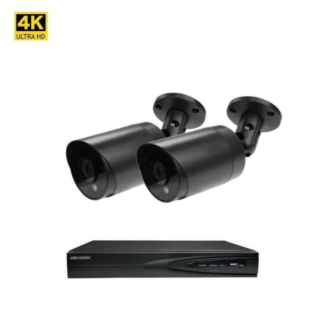 Caméra Bullet 8MP COMPATIBLE HIKVISION VAI2085HKB +Kit d'enregistrement...