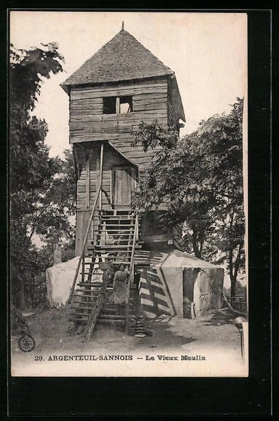 CPA Argenteuil-Sannois, Le Vieux Moulin