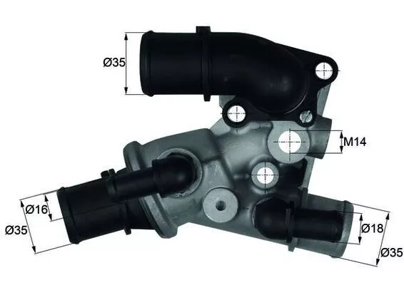 Mahle TI 140 80D Thermostat Kühlmittel