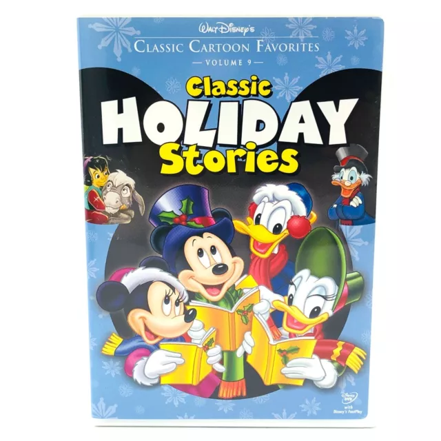 WALT DISNEY'S CLASSIC Cartoon Favorites Holiday Stories DVD Mickey ...