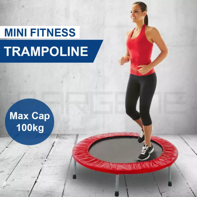 38 in Mini Trampoline Jogger Rebounder Home Gym Workout Fitness Outdoor Indoor R