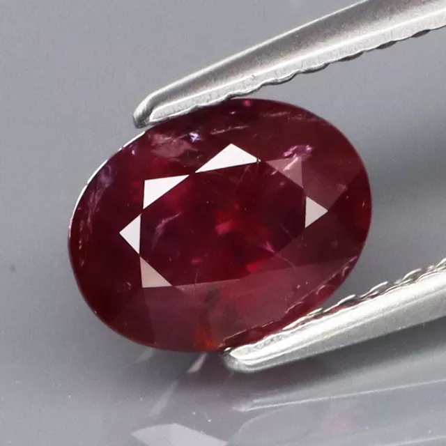 1.53Ct.UNHEATED! Best Color Natural Hot Red Pink Ruby Winza,Tanzania