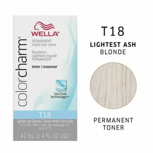 Wella T18Toner - Permanent Liquid Hair Toner -Brand New - Free Postage