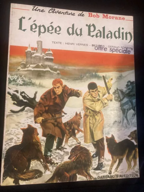 Bob Morane; Lépée du Paladin;1967; BE