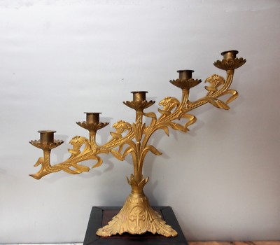religieux ? autel ? A VOIR . design PAIRE de BOUGEOIRS CONTEMPORAINS moderne 
