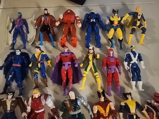 Vintage 90s Marvel X-Men Toy Biz Action Figure Lot 22