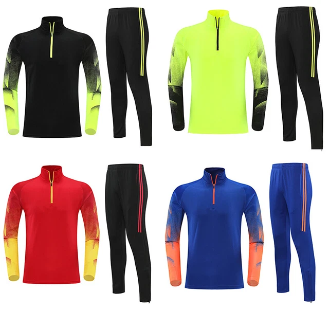 Tuta da corsa sportiva junior ragazzi ragazze calcio bambino pantaloni top tuta da allenamento