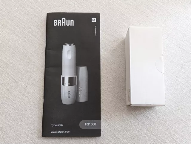 Brand New Sealed Braun Face Cordless Mini Hair Remover FS1000 Type 5367