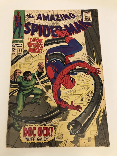 Amazing Spider-Man #53 VG Doc Ock Appearance & Cover Key Marvel 1967 Silver Age