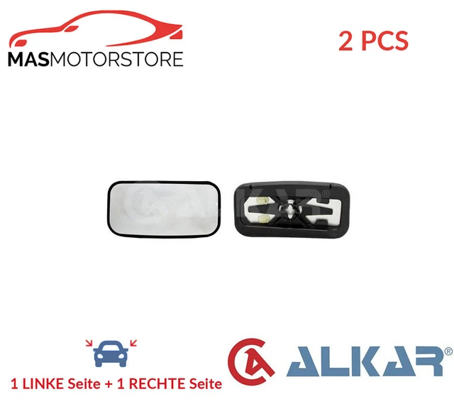 AUßENSPIEGEL SPIEGELGLAS PAAR ALKAR 6451021 2PCS A NEU OE QUALITÄT