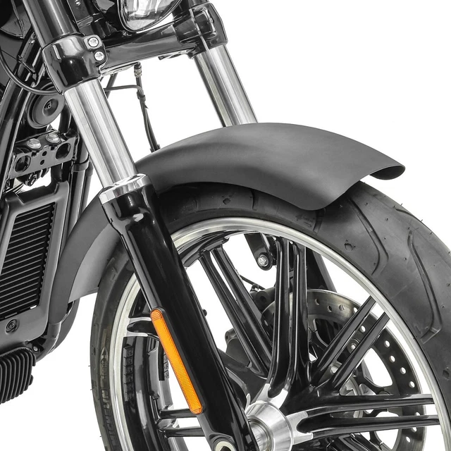 Motorrad Fender 5,1" Zoll Kotflügel für Custombikes schwarz C-Ware