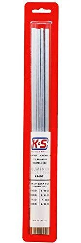 Precision 3403 Round Aluminum Telescopic Tubing, 1/16, 3/32, 1/8, 5/32, 8 Pieces