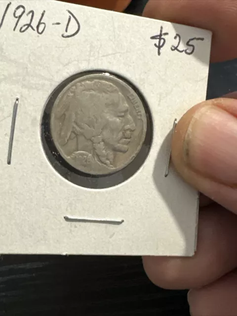 1926-D Buffalo Nickel, Semi-Key Date See Pics