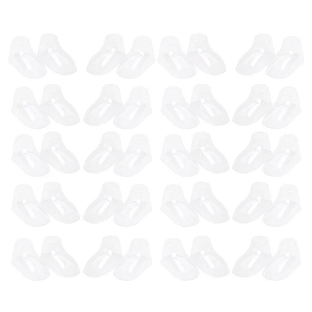 100 pz PVC plastica forma piede tendi scarpe display bambino piedini per bambini piccoli