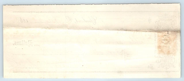 Antique Billhead Receipt Vintage Geo. Worthington & Co. Cleveland OH Stamp 1868 2