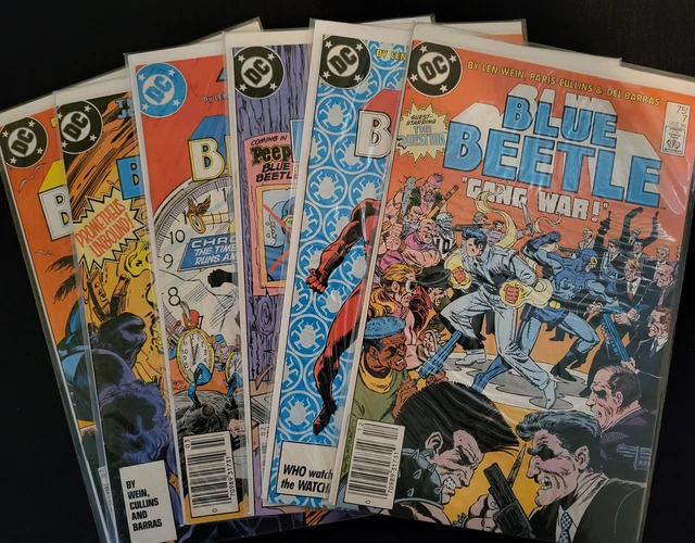 Lot of 6 DC Comics Blue Beetle | Mixed issues | 1986-87 | Pic of each | VF/NM