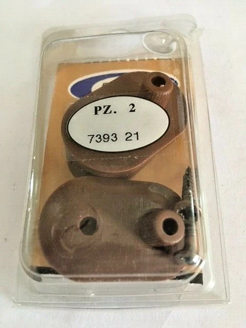 Reggitubo Laterale Con Perno Marrone - Confezione Da 100 Pezzi Per Fissaggio Tubi - Foto 11