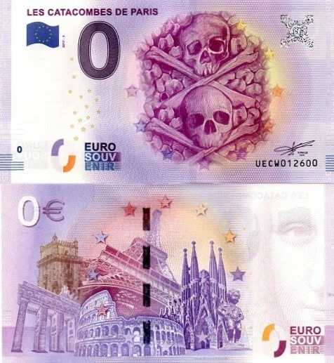Billet 0 Euro - 2017-3 - Les Catacombes De Paris - Uecw012600