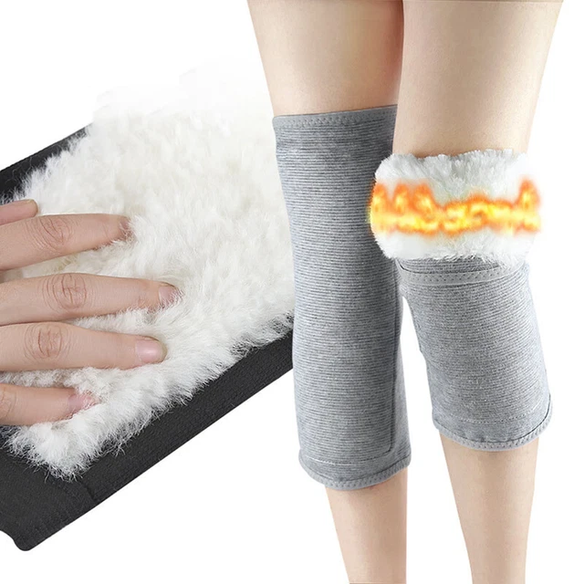 1Pair Wool Knee Pads Warm Knee Protector Leg Warmers Arthritis Keep Warm unise h