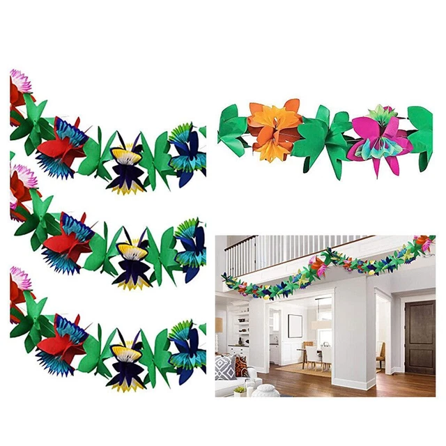 Guirlande Fleurs des Champs Jaune/Orange + Feuillages - 1.50 m pour l' anniversaire de votre enfant Guirlande Fleurs des Champs Jaune/Orange + Feuillages - 1.50 m pour l' anniversaire de votre enfant