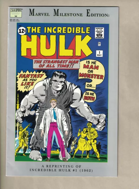 Marvel Milestone Edition - Incredible Hulk #1 -1991 - Reprint See Pics!!