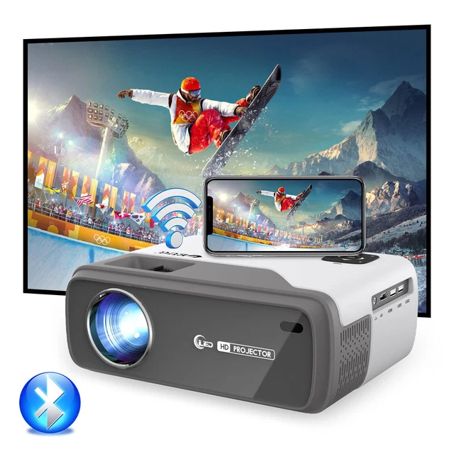 Portable Native 1080p WiFi Android 9.0 Projector LED Full HD Mini 7000LM Smart