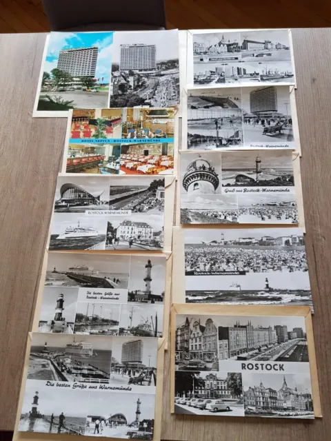 DDR Postkarten Echt Fotos Hotel Neptun Rostock Warnemünde