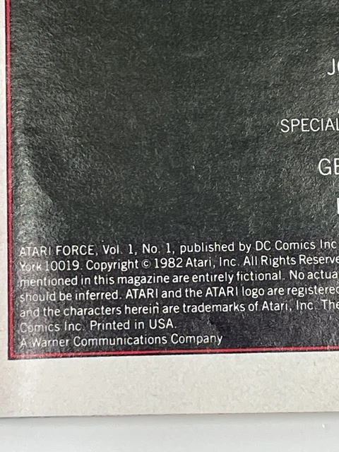 1982 ATARI FORCE Vol 1. No. 1  & Vol 1. No 4.  DC Comics 1982 7