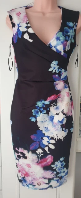 Lipsy alana print clearance satin bodycon dress