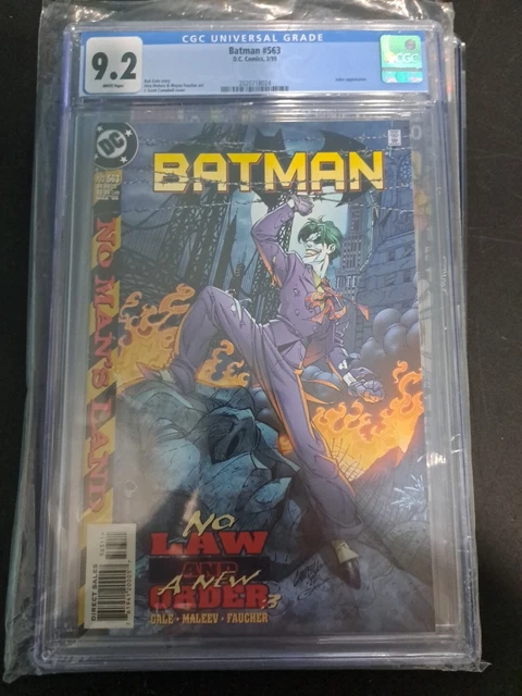 Batman 563 CGC Graded 9.2NM J Scott Campbell Joker DC Comics 1999!!