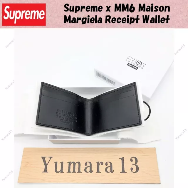 Supreme x MM6 Maison Margiela Receipt Wallet White Brand New