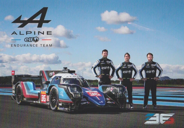 2022 Alpine Elf Team Gibson Hypercar Sebring FIA WEC Hero Card