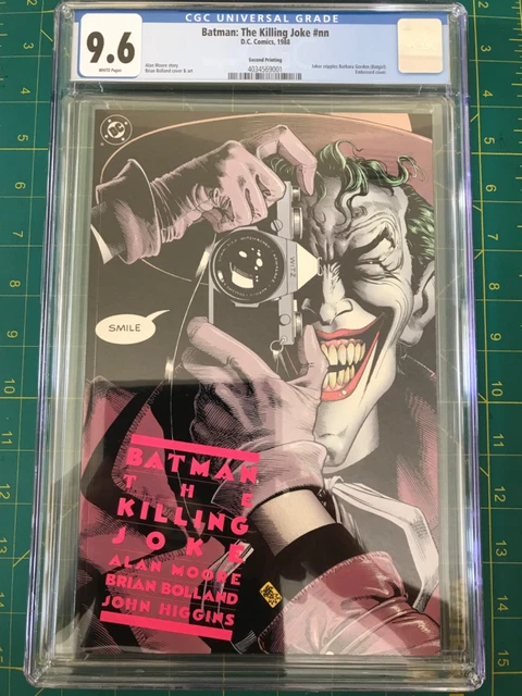 Batman The Killing Joke CGC 9.6 Second Print White Pages