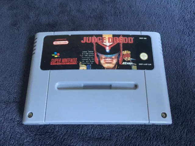 Super Nintendo judge Dredd EUR Trés Bon état