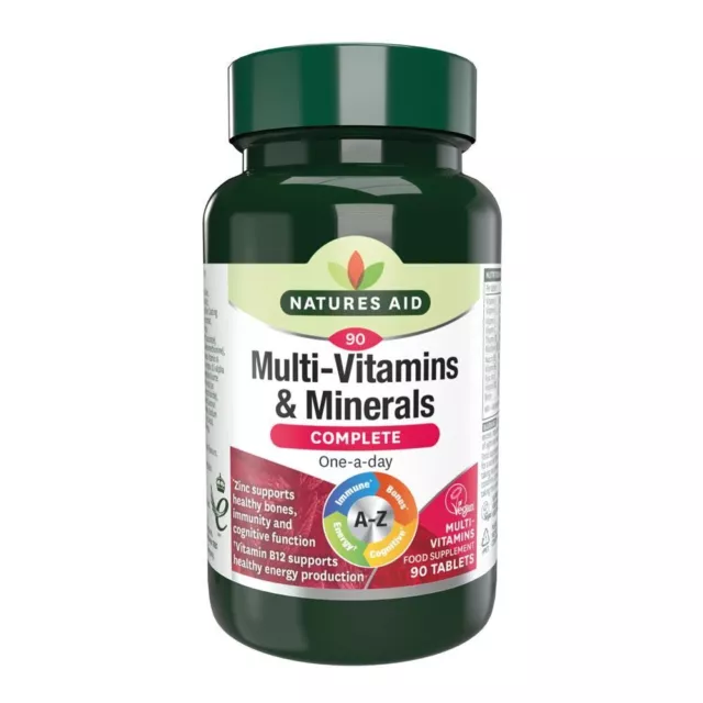 Natures Aid multivitaminici e minerali, 90 pezzi