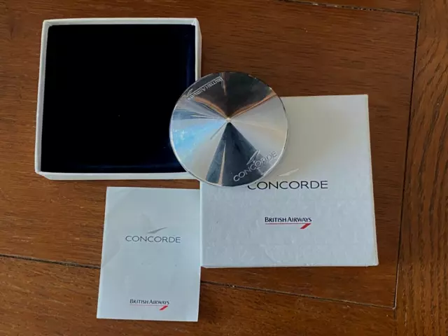 British Airways Concorde Coolie Hat Bottle Opener in Box