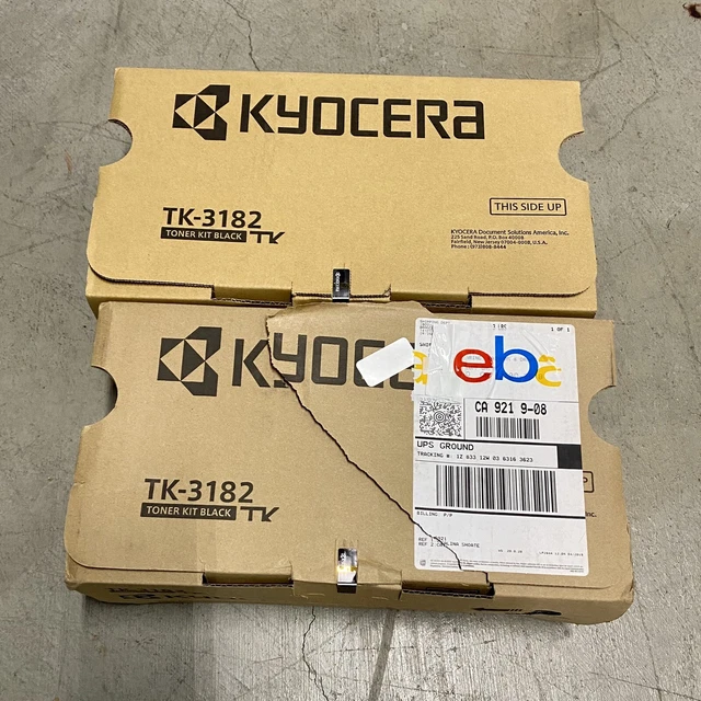Genuine Kyocera TK3182 Black Toner Cartridge ECOSYS M3655idn P3055dn (Lot 2)