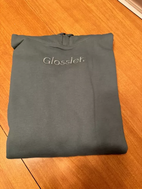 Glossier Hoodie Sweatshirt - Limited edition Sage  Green SOLD OUT-NWT Size Small