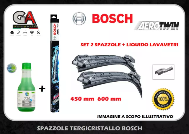 SPAZZOLE TERGICRISTALLI FIAT Bravo 2 Giulietta BOSCH Anteriori + lavavetro  Tunap EUR 30,99 - PicClick IT