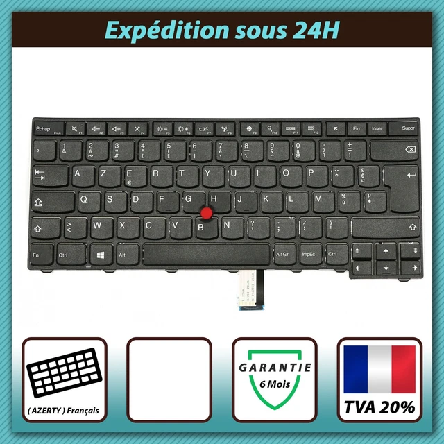 Touche De Clavier AZERTY FR Pour Lenovo ThinkPad L440 T440 Etc. - Occasion