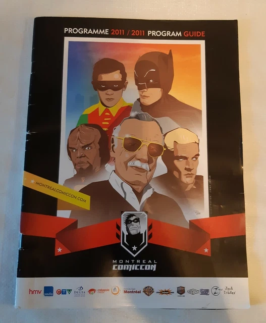 Comic-con Montreal 2011 Program , Mr Stan Lee Comic-con Montreal 2011 Program , Mr Stan Lee