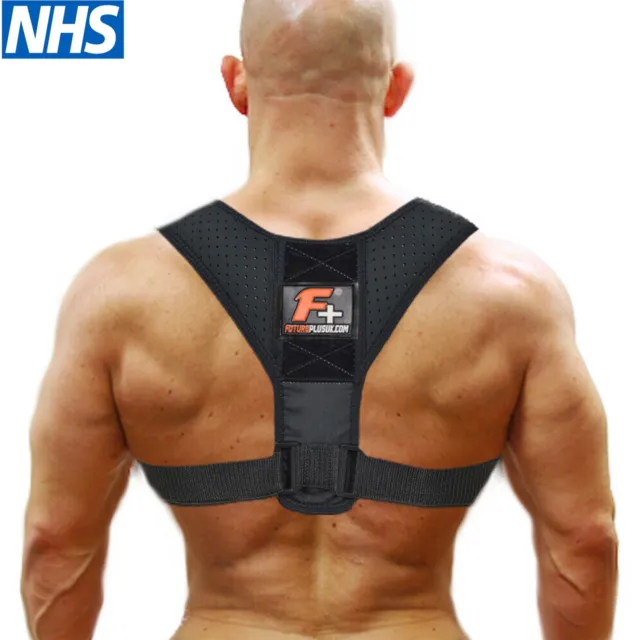 Posture Corrector Back Shoulder Support Body Brace Belt Lumbar Adjustable Straps