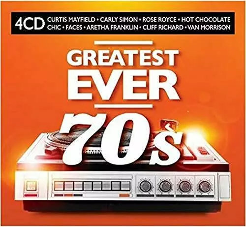 Various Artists - Greatest Ever 70s - Various Artists CD 66VG FREE Shipping