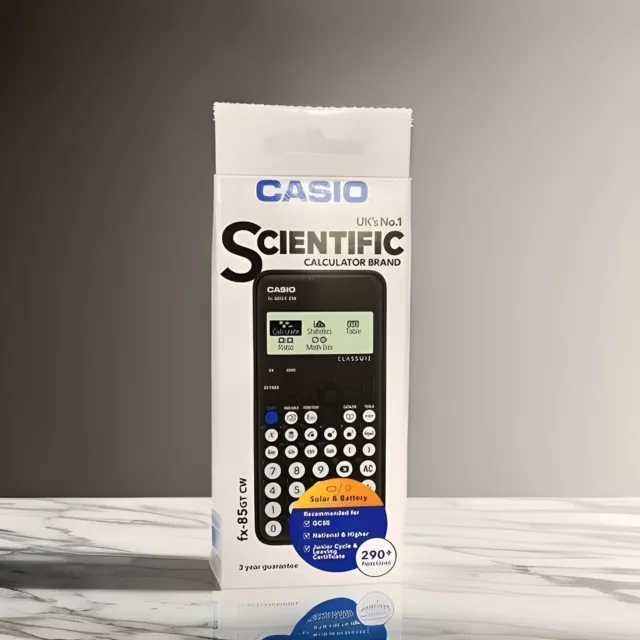 Casio fx-85GT CW Scientific Calculator - Black (FX-85GTCW-W-UT)