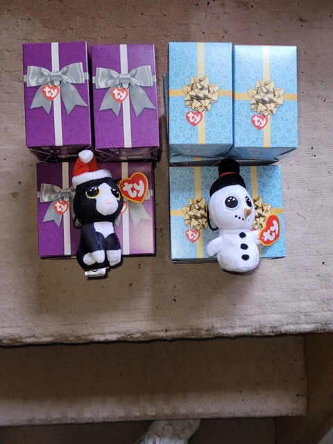 BNWT McDonalds Ty Teenie Beanie  Cooper & Sammy Christmas Tagged BNIB X 20